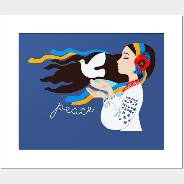 Beautiful Design Of Ukrainian Girl Wall Art by The Christian Left